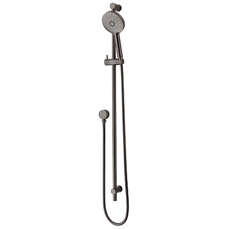 Voda Storm 3 Function Slide Shower (round) Brushed Gunmetal