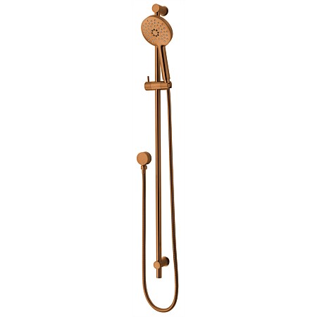 Voda Storm 3 Function Slide Shower (round) Brushed Copper