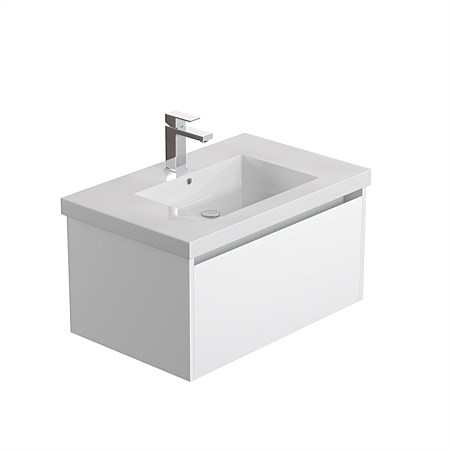 LeVivi Cibolo Neo 1 drawer 750mm Wall-Hung Vanity White