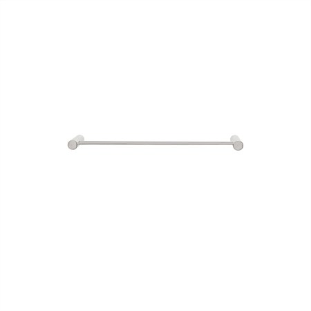 Tranquillity Single Towel Rail Round 670mm Brushed Stainless