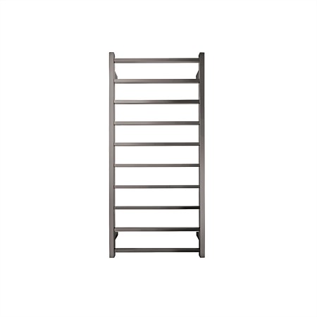 Tranquillity Jersey 10 Bar Square Towel Warmer Brushed Gunmetal