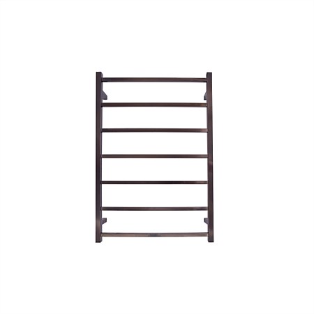 Tranquillity Jersey 7 Bar Square Towel Warmer Brushed Gunmetal