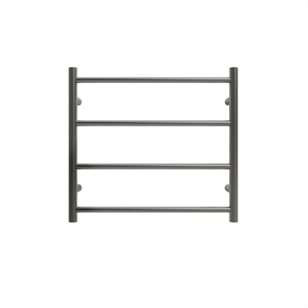 Tranquillity Jersey 4 Bar Round Towel Warmer Brushed Gunmetal