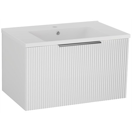 LeVivi Positano 750mm Wall-Hung Vanity Matt White