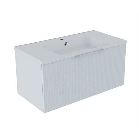 LeVivi Positano 900mm Wall-Hung Vanity Matt White