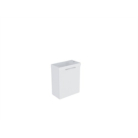 LeVivi Positano Wall-hung Ensuite Vanity RH Door Matt White