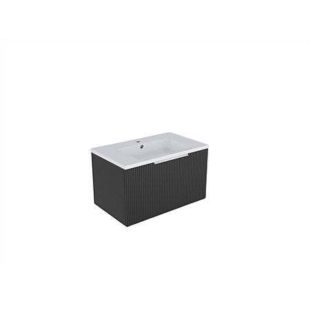LeVivi Positano 750mm Wall-hung Vanity Matt Black