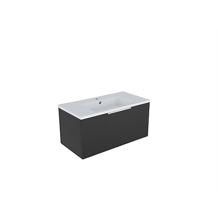 LeVivi Positano 900mm Wall-hung Vanity Matt Black