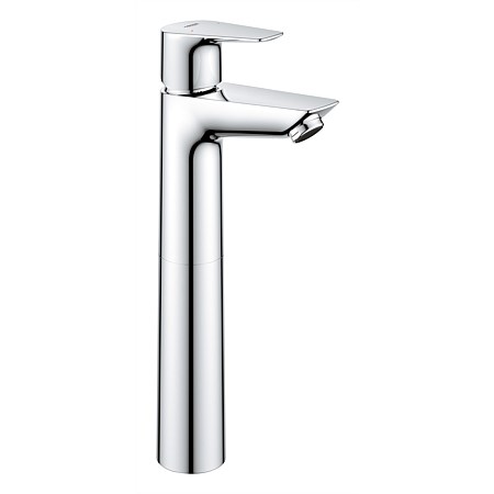Grohe BauEdge Extended Height Basin Mixer Chrome