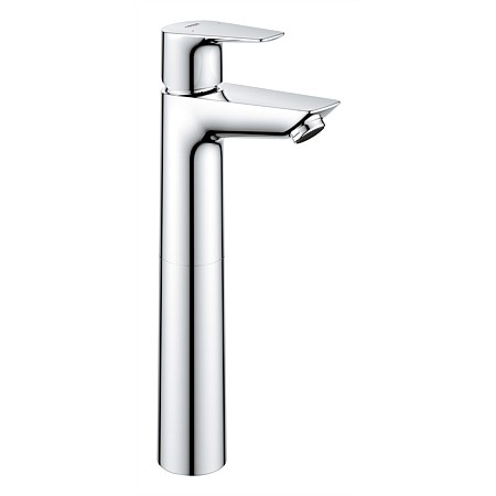 Grohe BauEdge New Extended Height Basin Mixer Chrome