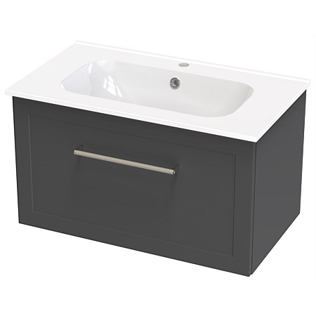 Athena Array Oslo 815mm Wall Hung Vanity with Nera VC Top Slate