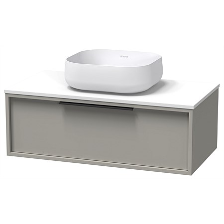 Athena Fleet Modular 900mm Wall Hung Vanity Friar Grey