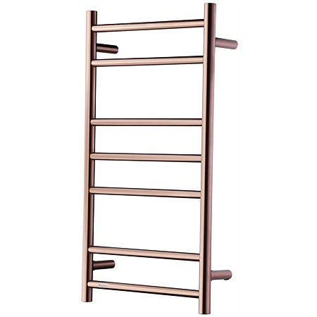 Heirloom Genesis 7 Bar Slim Towel Warmer Brushed Copper