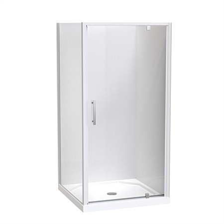 Clearlite Induro 1000mm 2 Sided Shower Enclosure White