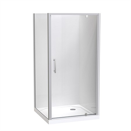 Clearlite Induro 1000mm 2 Sided Shower Enclosure Satin