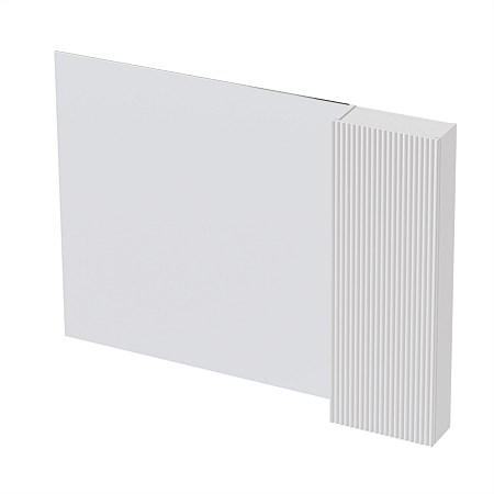 St Michel Flo Mirror Cabinet 1200mm 1 Door Classic White Satin