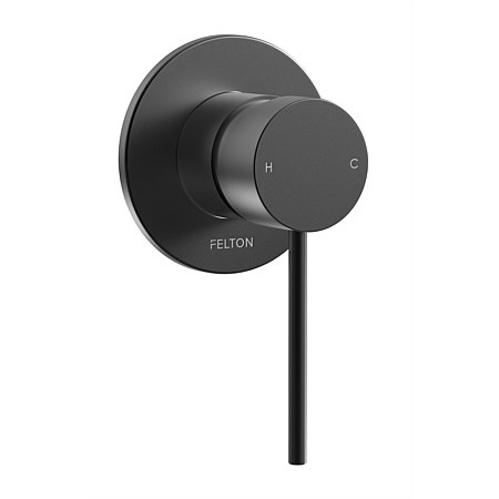 Felton Linea Shower Mixer Black
