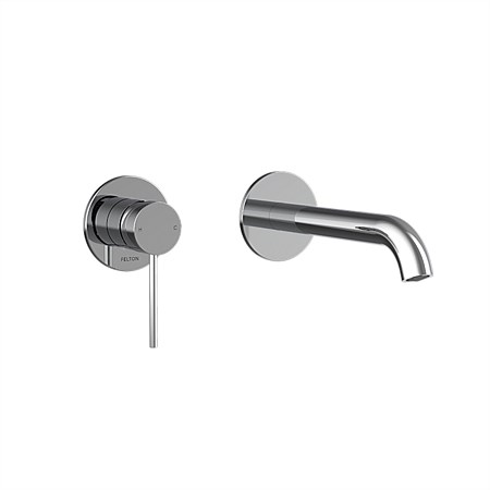 Felton Linea Wall Mounted Basin Bath Mixer Chrome