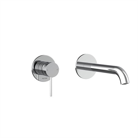 Felton Linea Wall Mounted Basin Bath Mixer Chrome