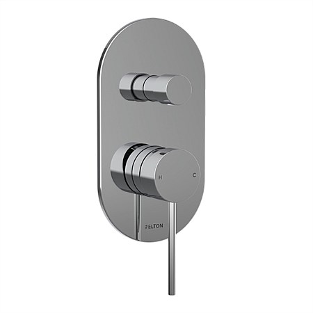 Felton Linea Mains Pressure Diverter Mixer Chrome