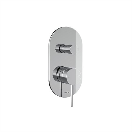 Felton Linea Mains Pressure Diverter Mixer Chrome