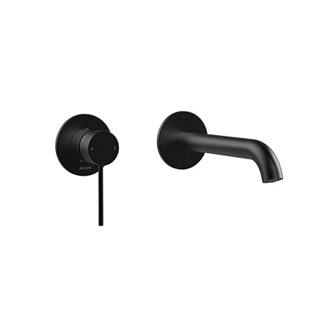Felton Linea Wall Mounted Basin Bath Mixer Black