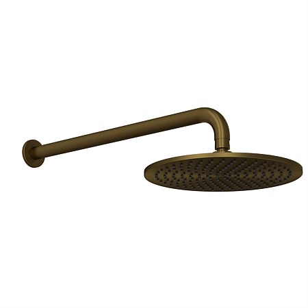 Felton Tate Rain Head Wall Mounted Brushed Bronze 450mm