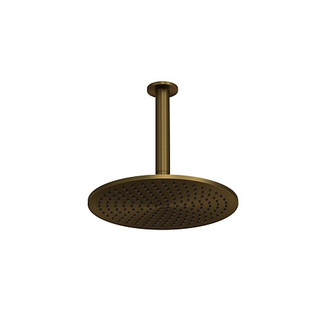 Felton Tate Rain Head Ceiling Mounted Brushed Bronze 180mm