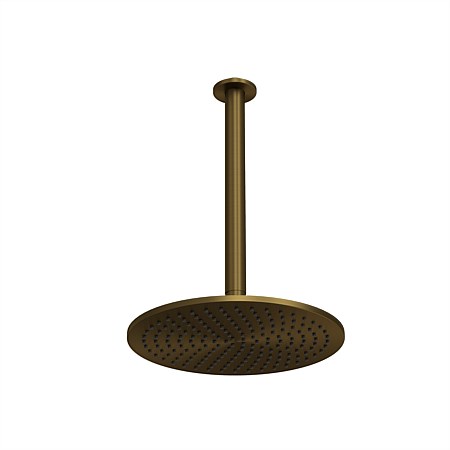 Felton Tate Rain Head Ceiling Mounted Brushed Bronze 300mm