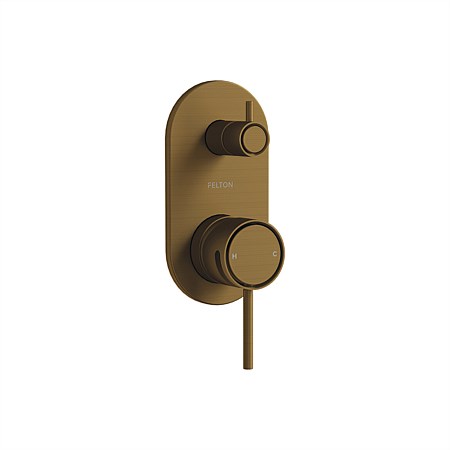 Felton Tate Diverter Mixer Brushed Bronze