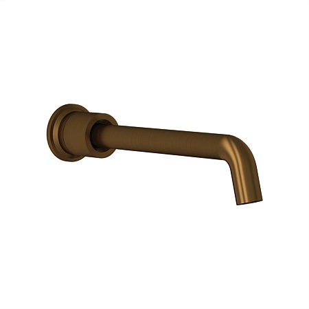 Felton Tate Wall Mounted Spout Brushed Bronze 220mm