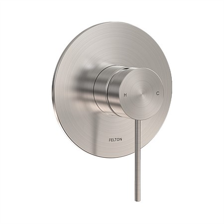 Felton Linea Fusion Plus Shower Mixer Brushed Nickel