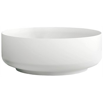 Sessanta Moda Solid Surface Vessel Basin Matt White