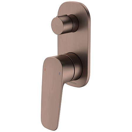 Caroma Contura II Shower Mixer with Diverter Brushed Bronze