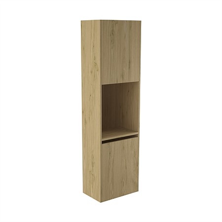 Elementi Sienna 1600mm Open Shelf Tall Cabinet Right French Oak Velvet