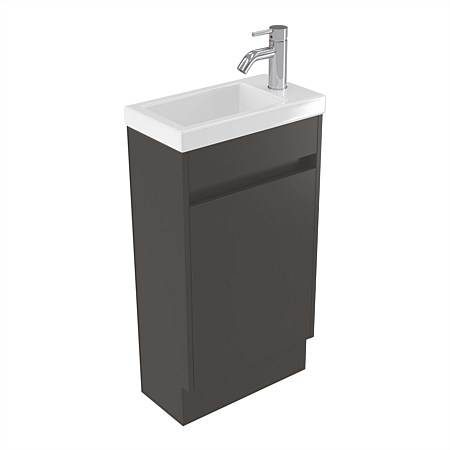 Elementi Sienna 440mm 2 Drawer Polymarble Vanity Bullet