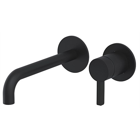 Progetto Venice-R Wall Mounted Basin Mixer Matt Black