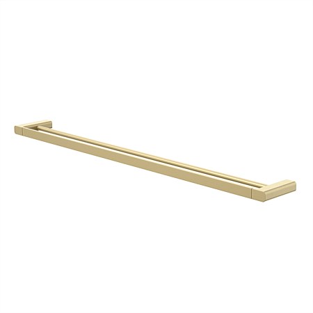 Caroma Luna Double Towel Rail 930mm Brushed Brass