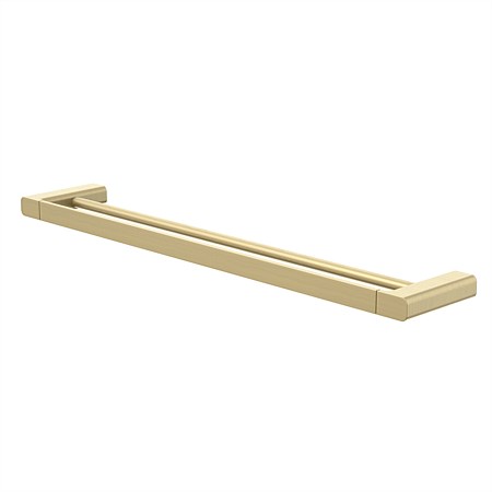Caroma Luna Double Towel Rail 630mm Brushed Brass