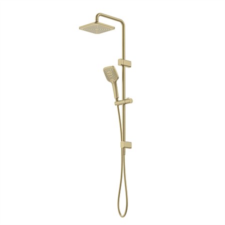 Caroma Luna Overhead Shower System Brushed Brass