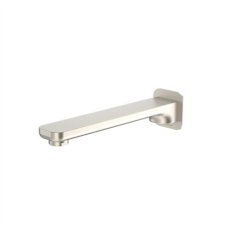 Caroma Luna Wall Basin/Bath Spout Brushed Nickel