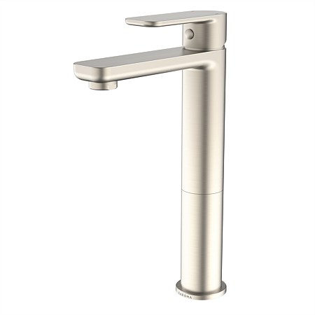 Caroma Luna Tower Basin Mixer Brushed Nickel