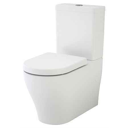 Caroma Luna Cleanflush® Wall-Faced Back Entry Toilet Suite