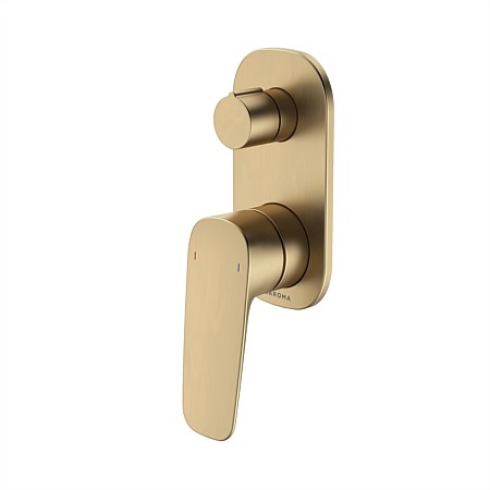 Caroma Contura II Bath / Shower Mixer with Diverter Brushed Brass