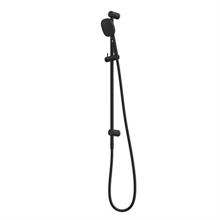 Caroma Contura II Rail Shower Matte Black