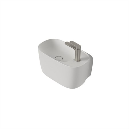 Caroma Contura II 530mm Hand Wall Basin Matte White