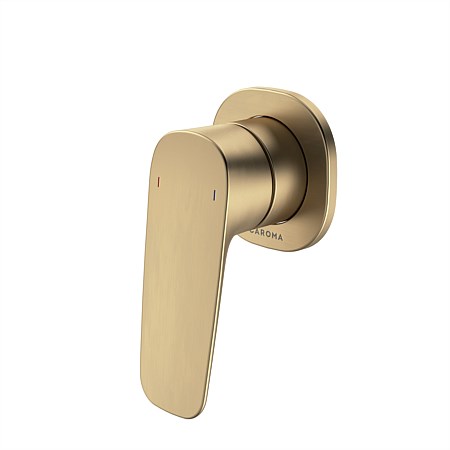 Caroma Contura II Shower Mixer Brushed Brass