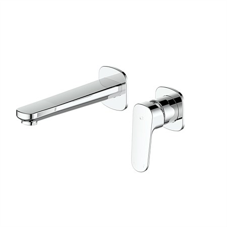 Greens Optimus Wall Basin Mixer Chrome