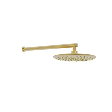 Greens Optimus Wall Shower Brushed Brass