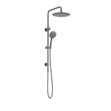 Greens Optimus Twin Rail Shower Gunmetal